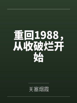 重回1988，从收破烂开始封面
